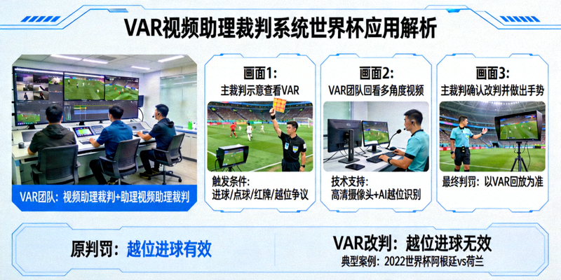VAR视频助理裁判系统在世界杯中的应用